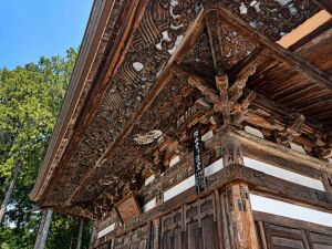 恵林寺開山堂の見事な彫刻
