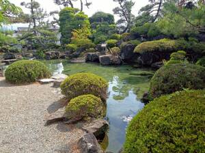 甲斐善光寺の庭園