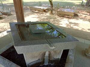 武田神社の手水舎
