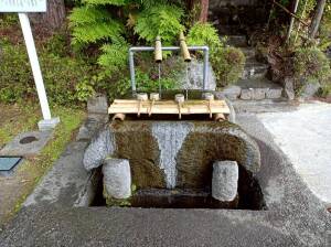 夫婦木神社の手水舎