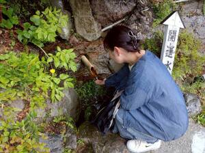 夫婦木神社の開運水