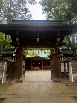 赤坂氷川神社の中門
