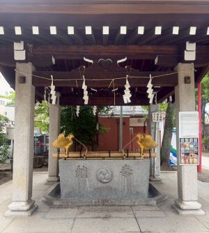 富岡八幡宮の「手水舎」