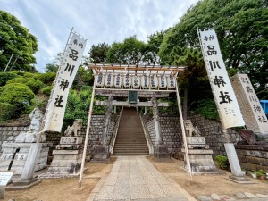 品川神社の双龍鳥居