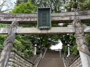 品川神社の双龍鳥居