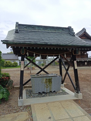 氷川八幡神社の手水舎