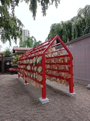 鴻神社のおみくじかけ