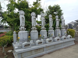 曹傳山 宝持寺の六地蔵