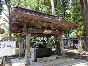 冨士山下宮小室浅間神社の手水舎
