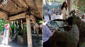 新倉富士浅間神社の手水舎