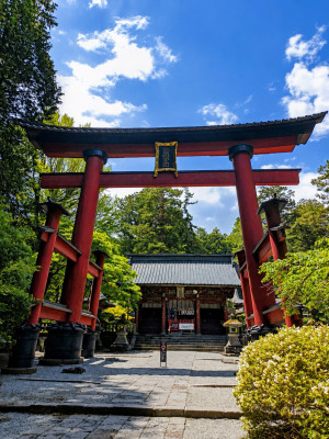 北口本宮冨士浅間神社の富士山大鳥居