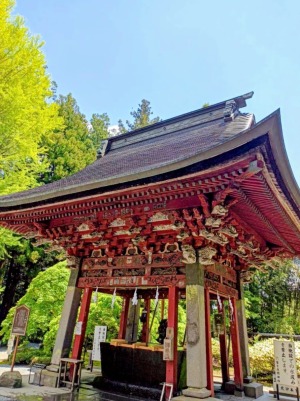 北口本宮冨士浅間神社の手水舎