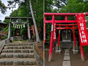 塩船観音寺の七社権現社と児玉稲荷社