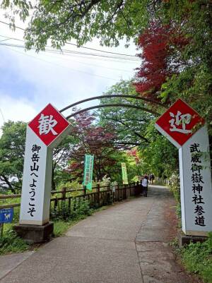 武蔵御嶽神社の参道