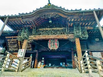 川越本行院 成田山川越別院の拝殿の拝殿と御朱印（川越御朱印巡り）