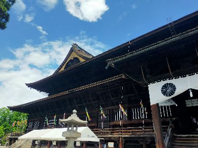 善光寺御開帳時の本堂の様子